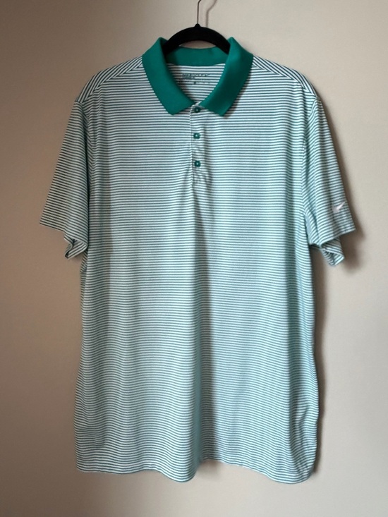 Nike Other - Nike Golf Polo Shirt Mens XL Dri Fit Swoosh Standard Fit Stretch Green